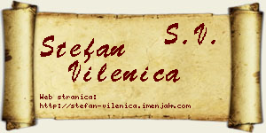 Stefan Vilenica vizit kartica
